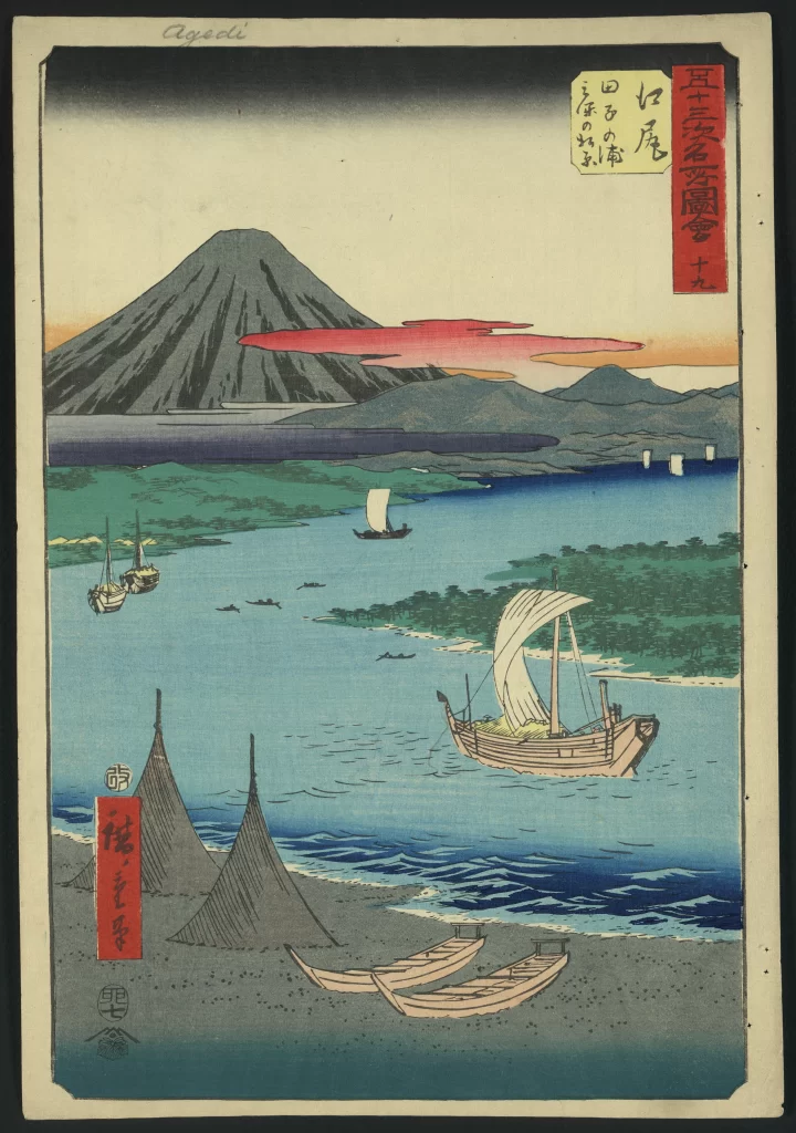 Mountains Water Boats Trees Sky Sunset