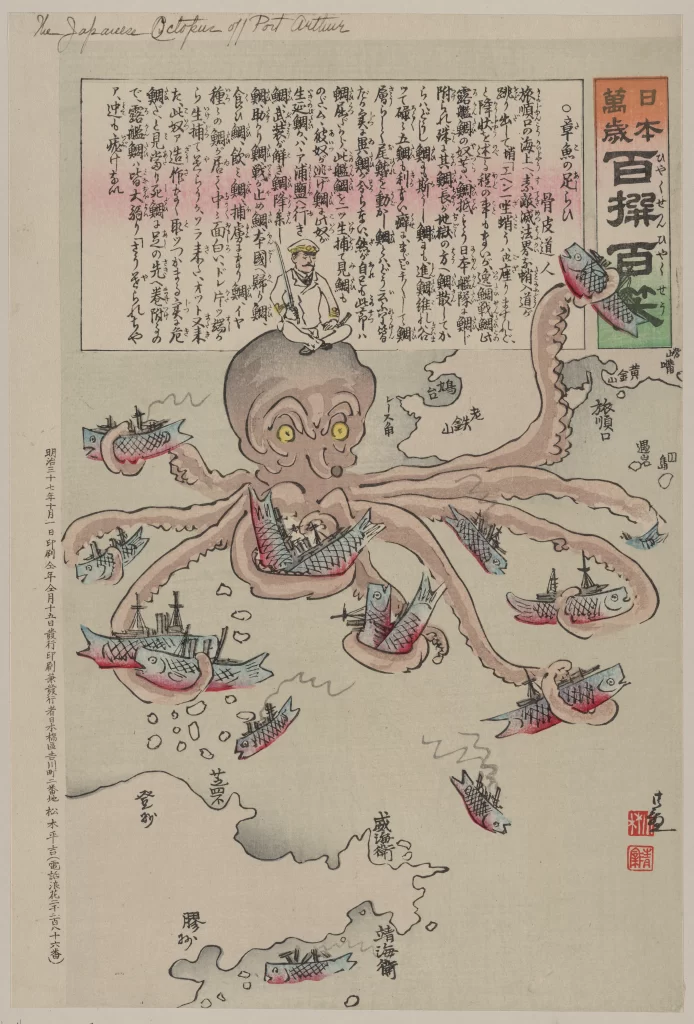Octopus Warships Japan Sea Tentacles
