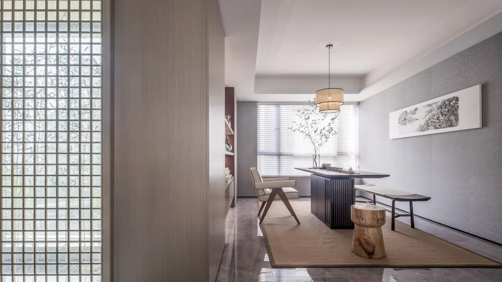 Room type dining room furniture colors beige and brown style modern