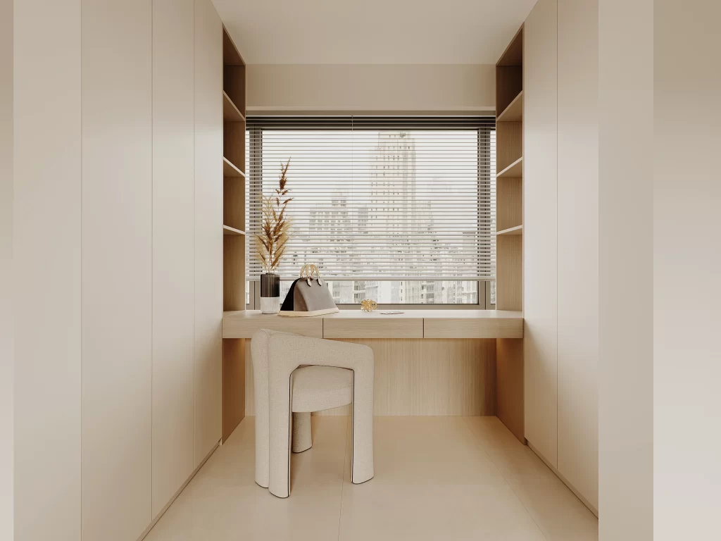 Room type study furniture colors beige style modern
