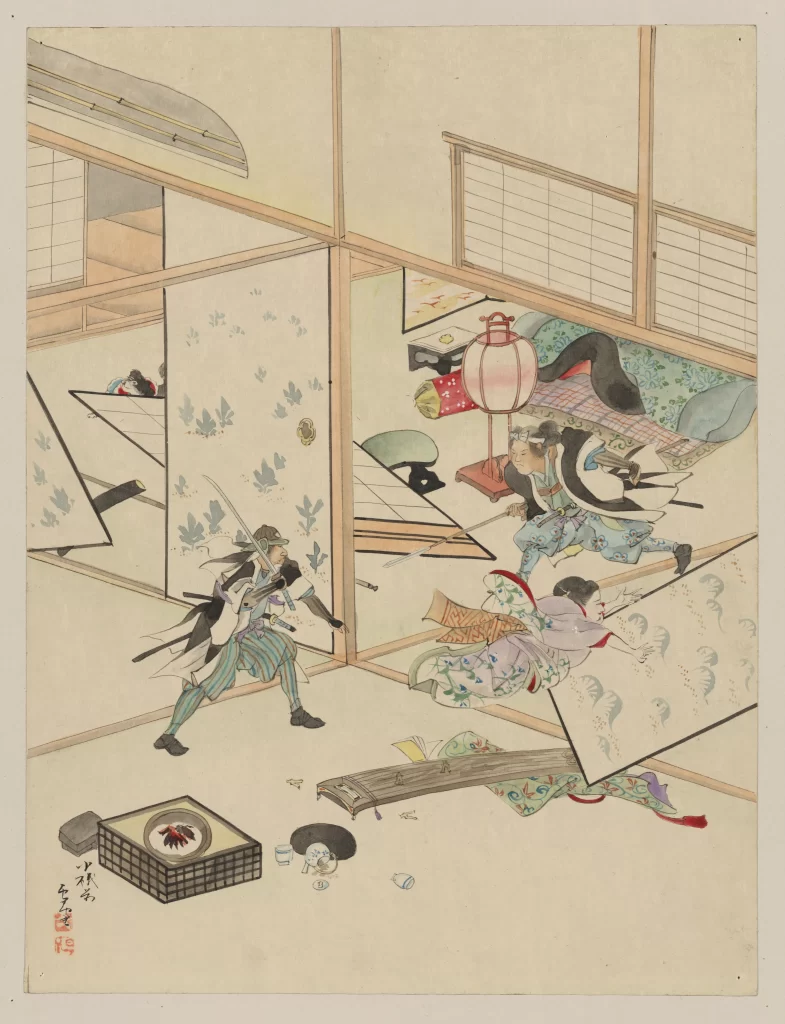 Samurai Traditional Japanese Interior Battle Art Cultural