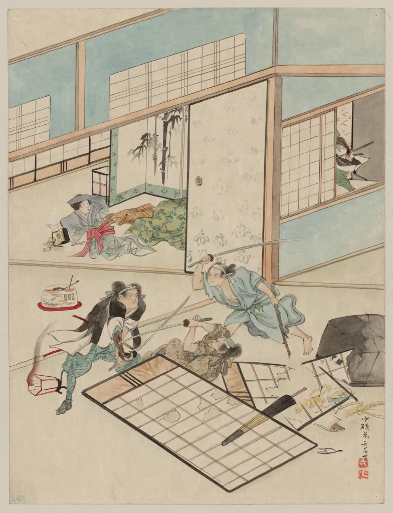 Samurai Traditional Japanese Interior Combat Art