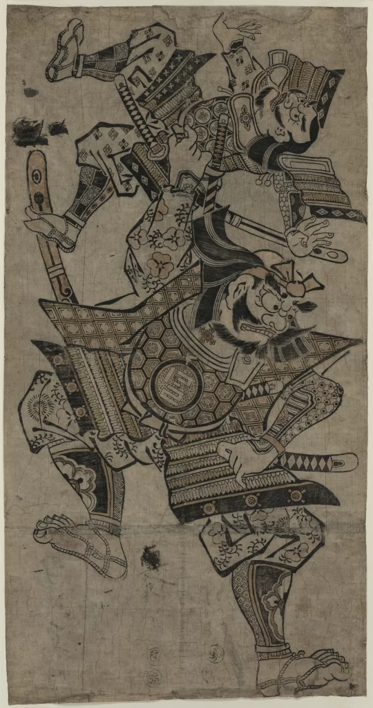 Samurai Warriors, Dynamic Action, Traditional Armor, Detailed Patterns, Historical Battle, Ukiyo-e Style