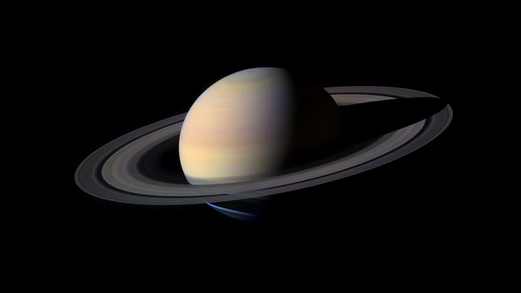 Saturn rings planet gas giant solar system space