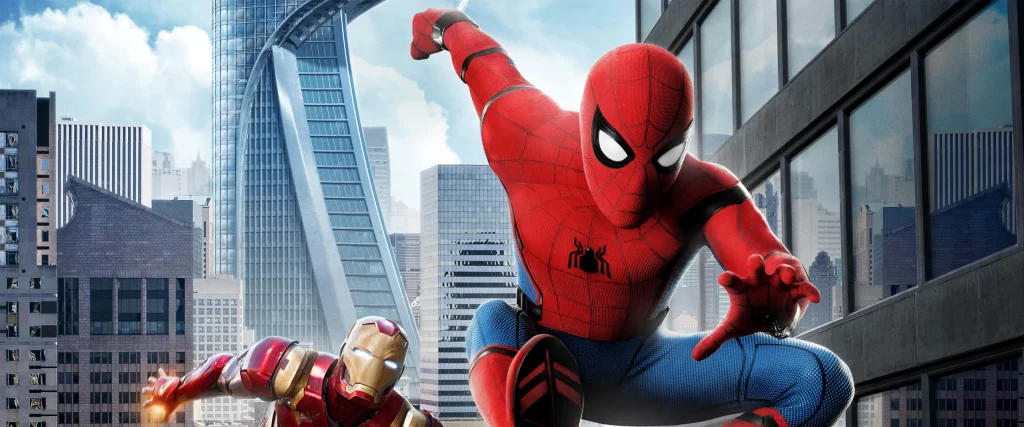 Spider-man Iron Man Superhero Cityscape Action Adventure