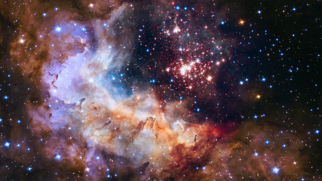 Stars Nebula Cosmic Colorful Space Universe