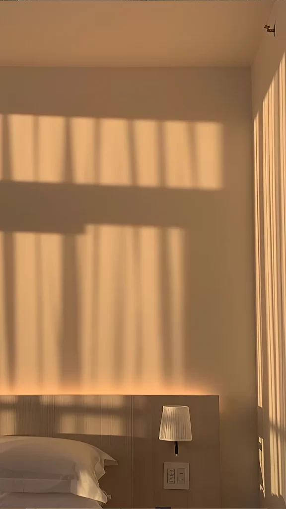 Sunlight Shadows Bedroom Lamp Wall Tranquility