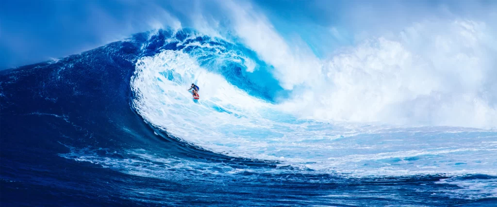 Surfing Wave Ocean Thrill Adventure Challenge