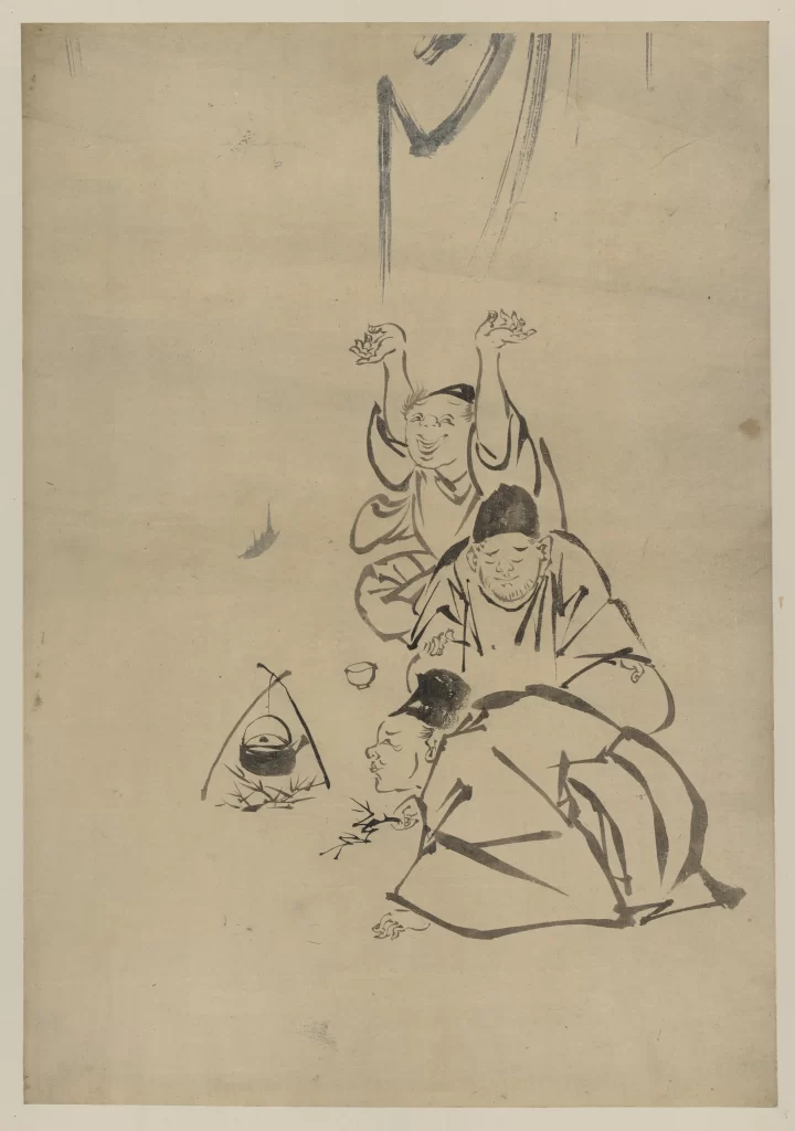 Traditional Ink Painting Figures Cultural Art
