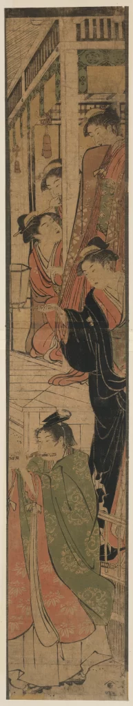 Traditional Japanese Art Historical Scene Cultural Depiction Ukiyo-e Historical Figures