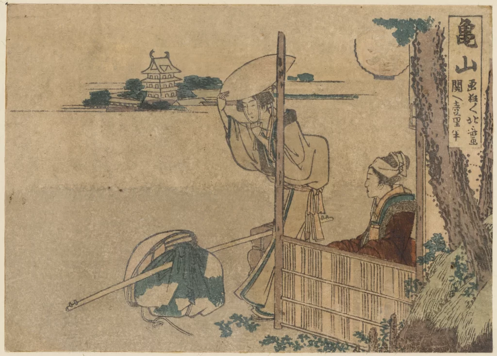 Traditional Japanese Art Historical Scene Cultural Depiction Ukiyo-e Historical Figures