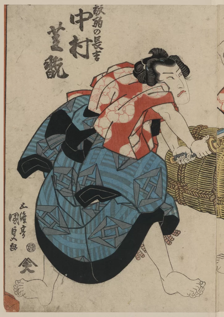 Traditional Japanese Art Sumo Wrestler Ukiyo-e Cultural Heritage Historical Illustration