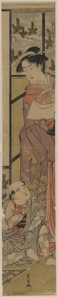 Traditional Japanese Art Ukiyo-e Historical Scene Cultural Depiction Edo Period