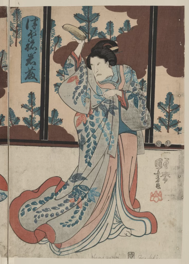 Traditional Japanese Art Ukiyo-e Kimono Nature Cultural Heritage