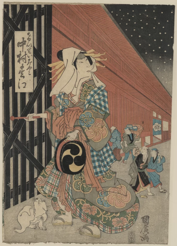 Traditional Japanese Art Ukiyoe Costume Architecture Culture