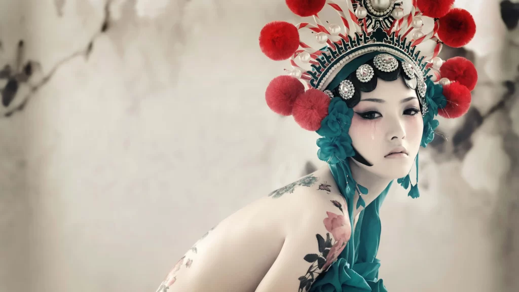 Traditional Ornate Colorful Cultural Artistic Floral