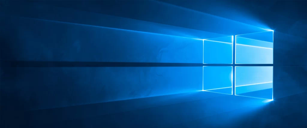 Windows Logo Blue Abstract Digital Technology