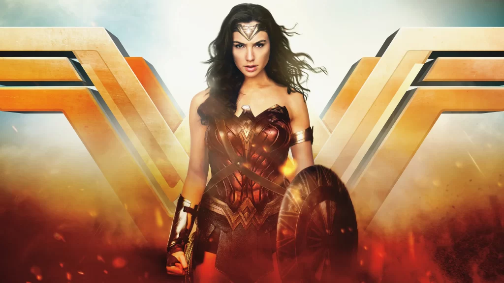 Wonder Woman costume shield symbol action hero