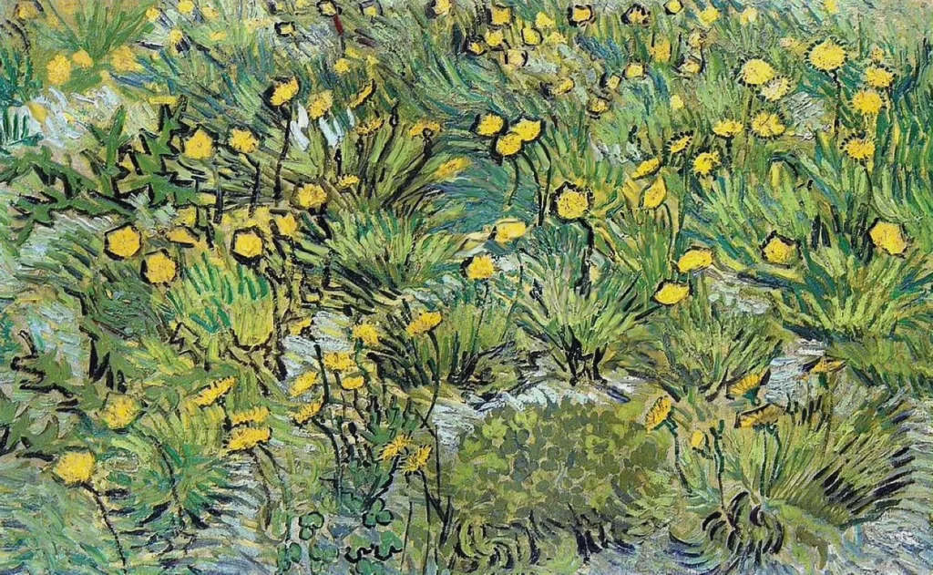 A Field of Yellow Flowers Van Gogh