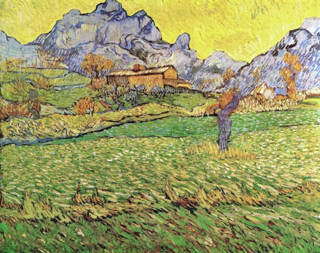 A Meadow in the Mountains Le Mas de Saint-Paul Van Gogh