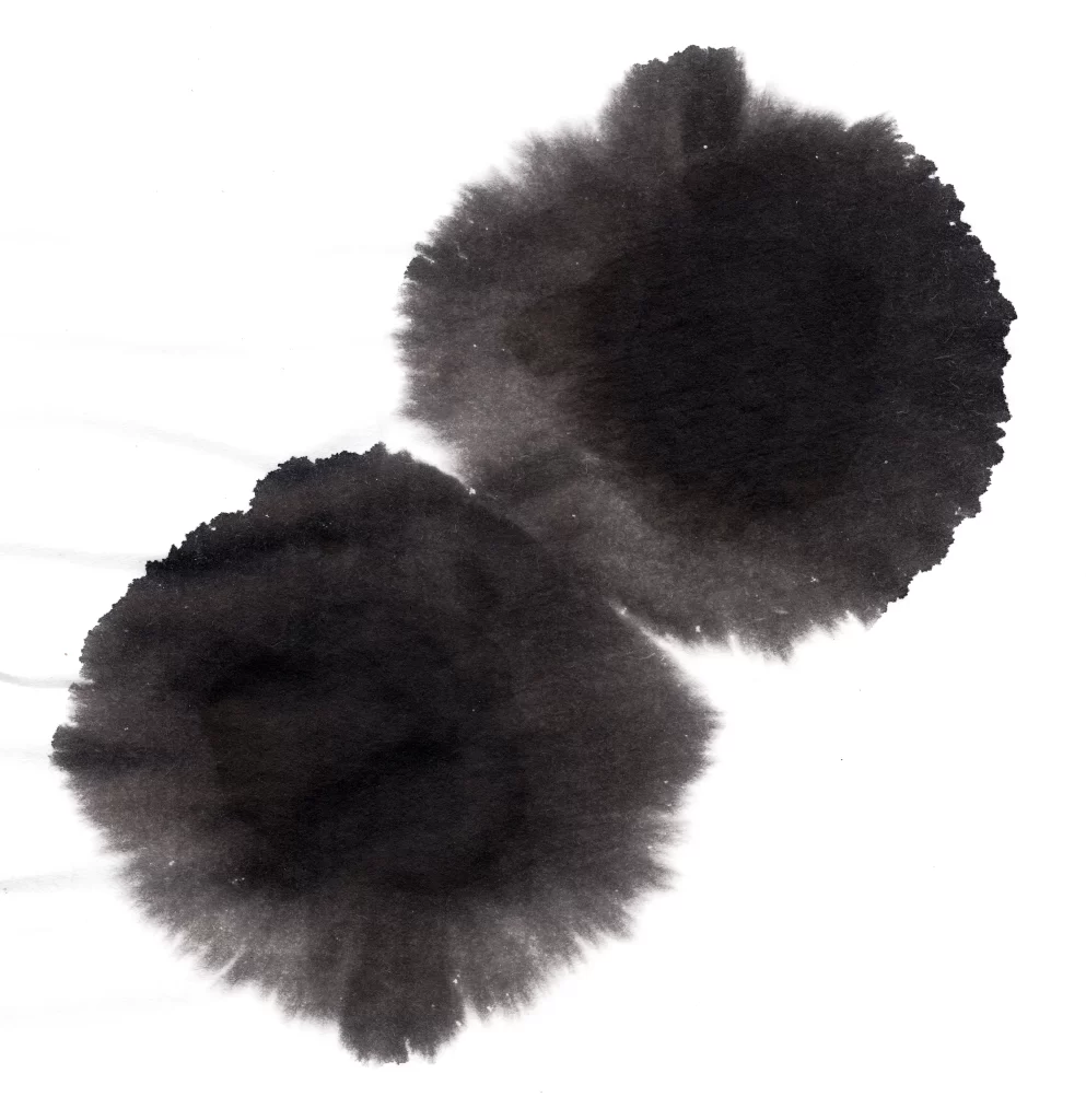 Abstract Black and White Gradient Organic Flowing