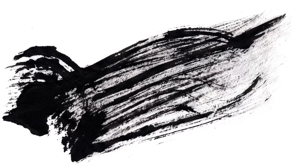 Abstract Black White Texture Dynamic Flowing