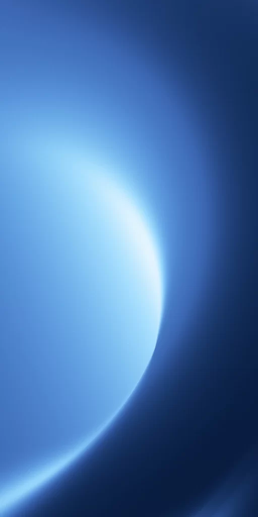Abstract Blue Gradient Curve Light