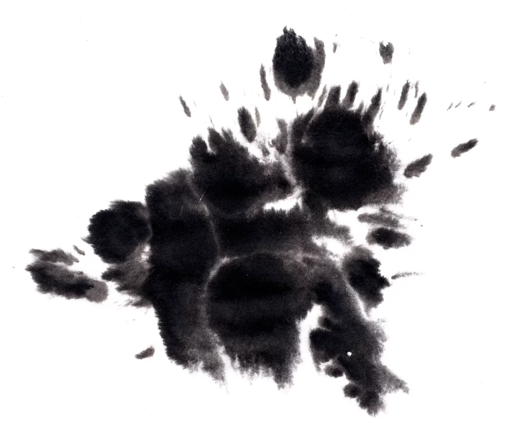 Abstract Ink Blot Gradient Dark Light Texture Organic