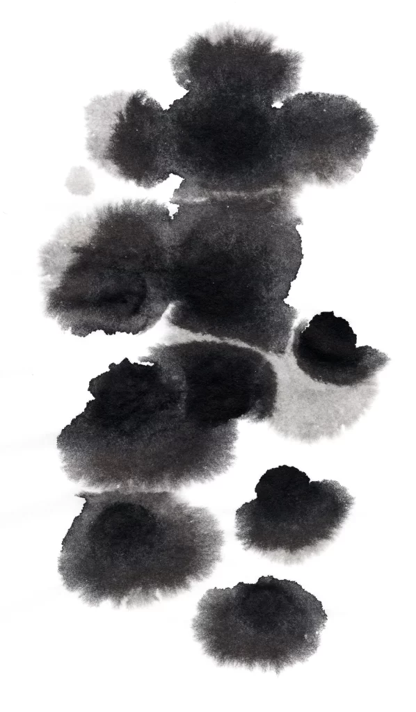 Abstract Ink Wash Gradient Dark Soft Flowing