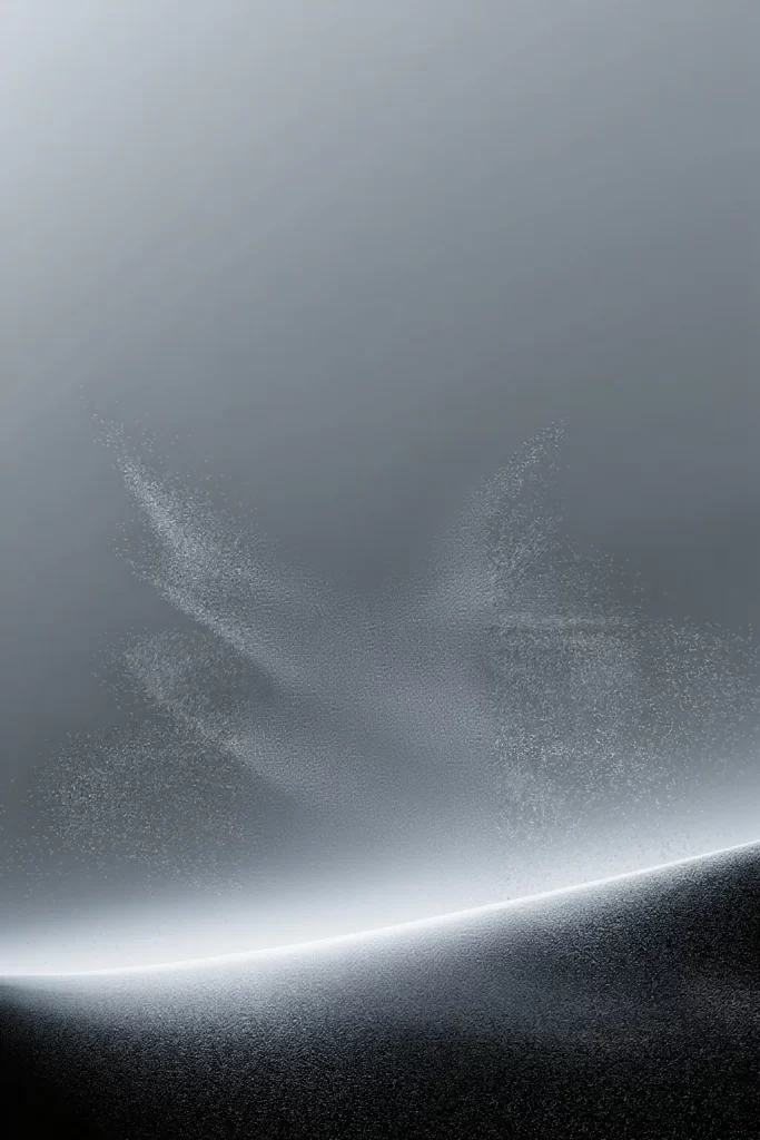 Abstract Monochrome Particles Gradient Texture