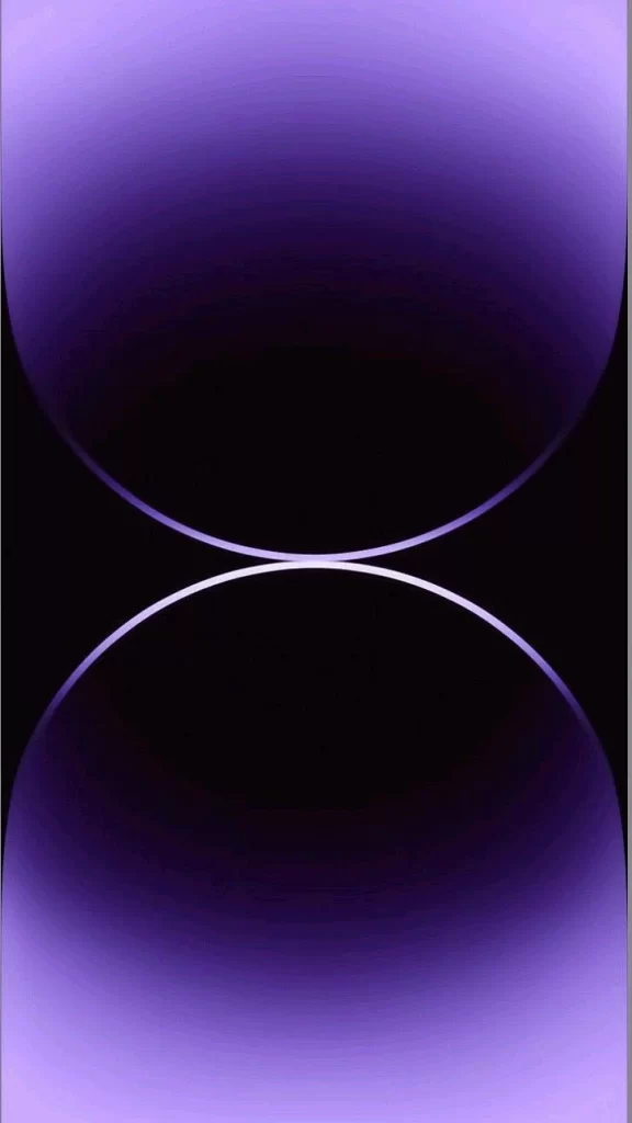 Abstract Purple Gradient Curves