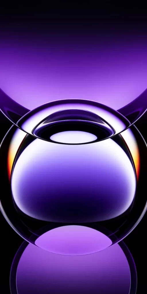 Abstract Purple Gradient Reflection Futuristic