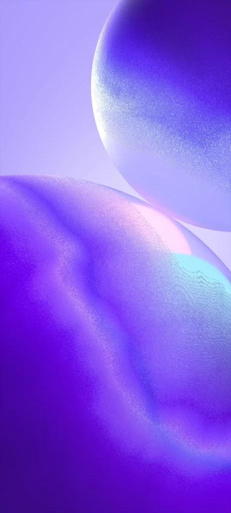 Abstract Purple Gradient Spheres