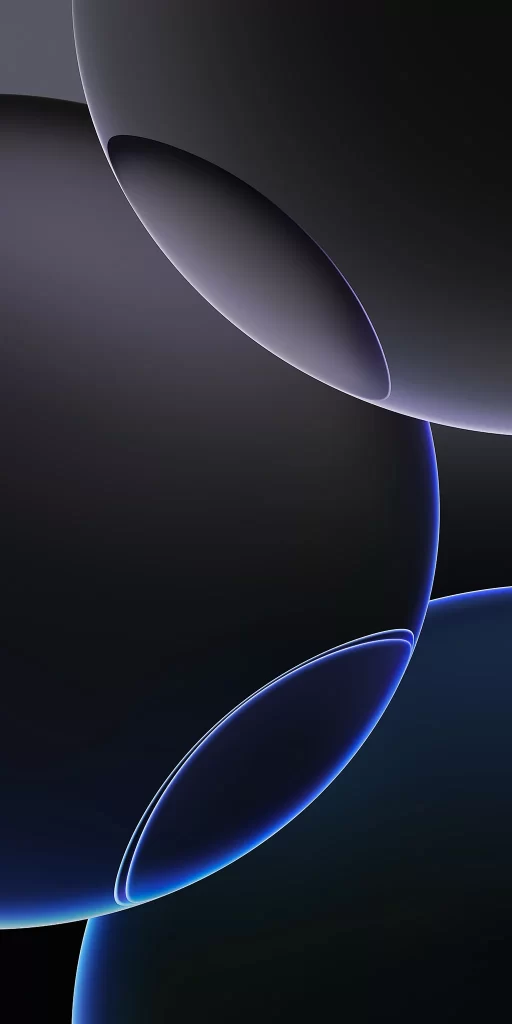 Abstract Shapes Gradient Colors Overlapping Curves