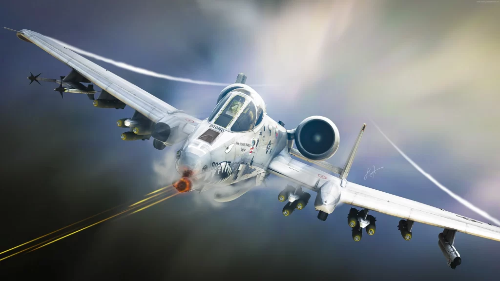 aircraft military jet combat sky clouds