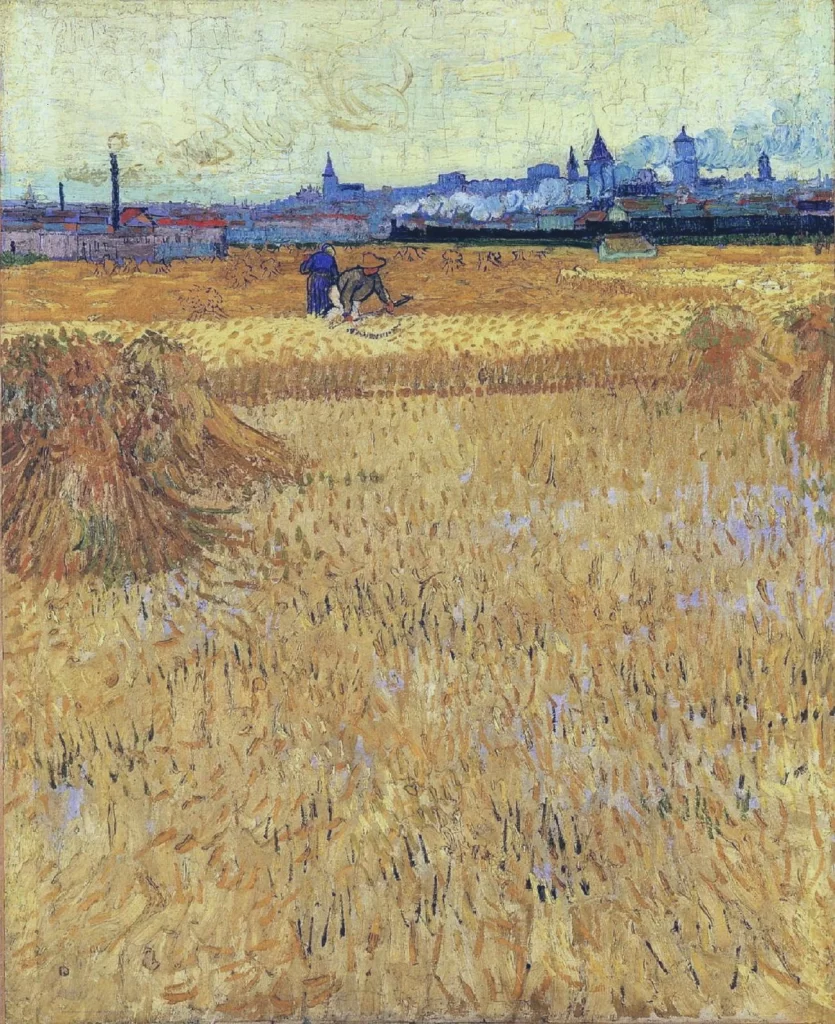 Arles View from the Wheat Fields Van Gogh