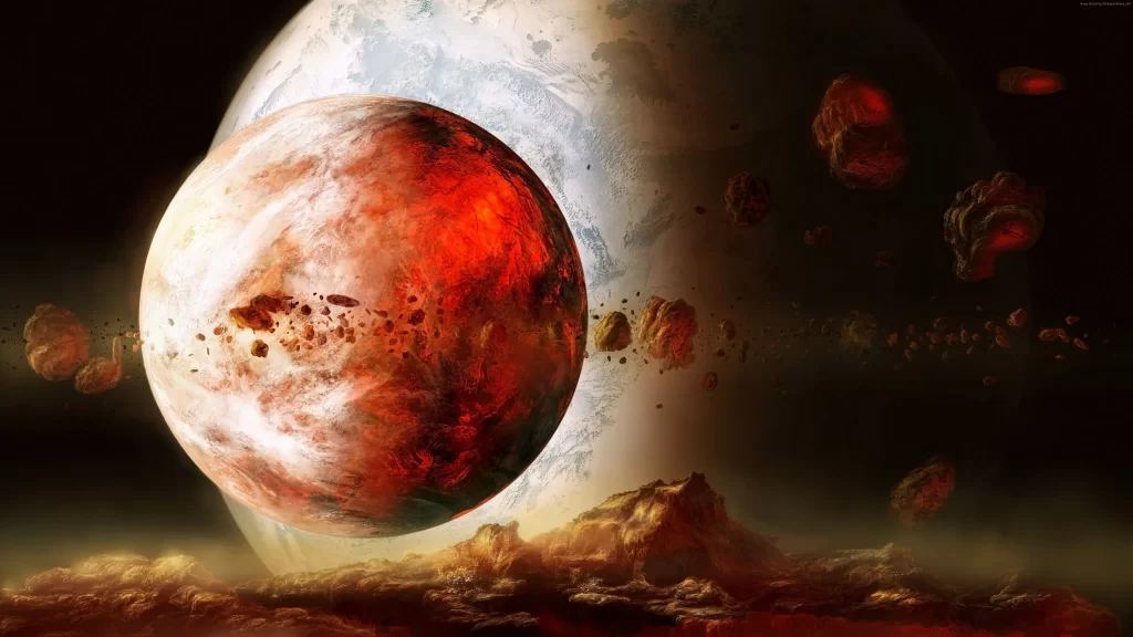 asteroids planets space cosmic celestial terrain environment exploration
