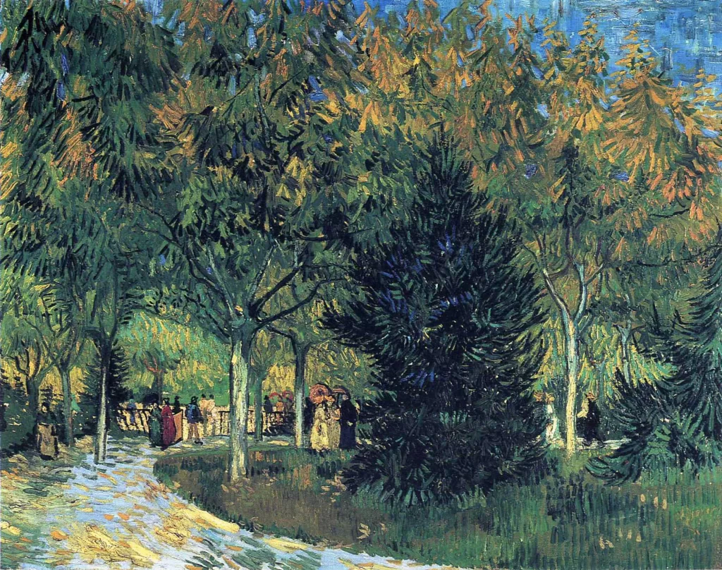 Avenue in the Park Van Gogh