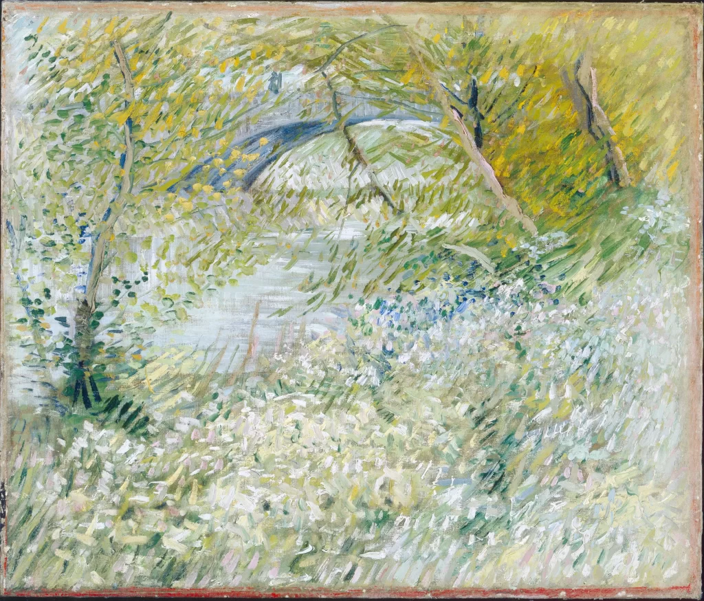 Banks of the Seine with the Pont de Clichy in the Spring Van Gogh