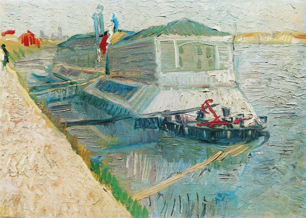 Bathing Float on the Seine at Asnieres Van Gogh