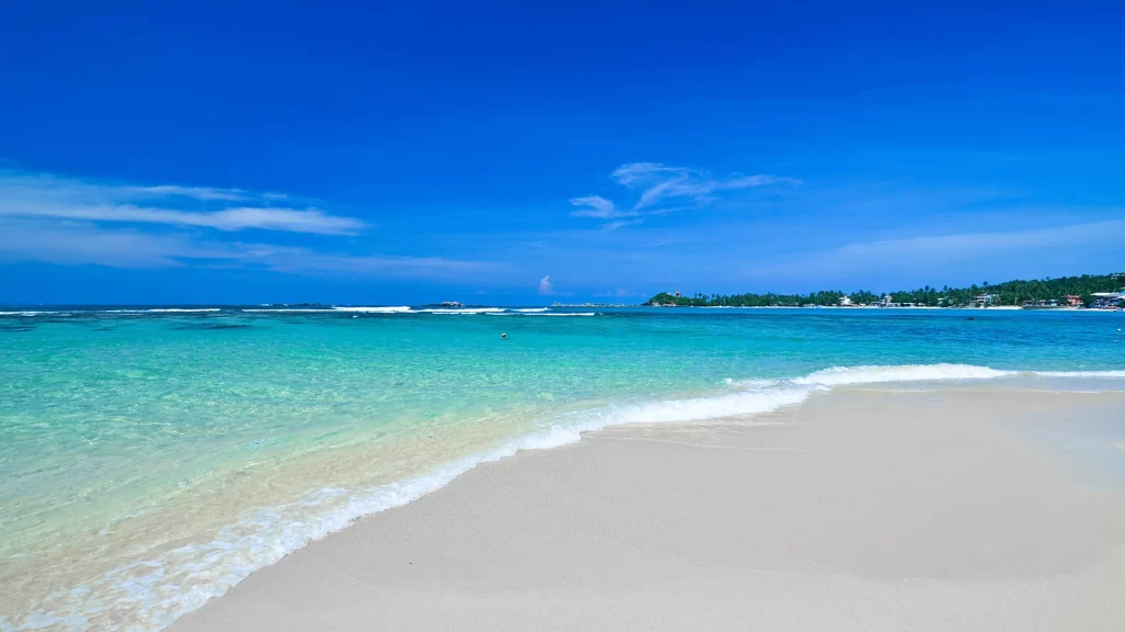 Beach Ocean Waves Sand Sky Clear