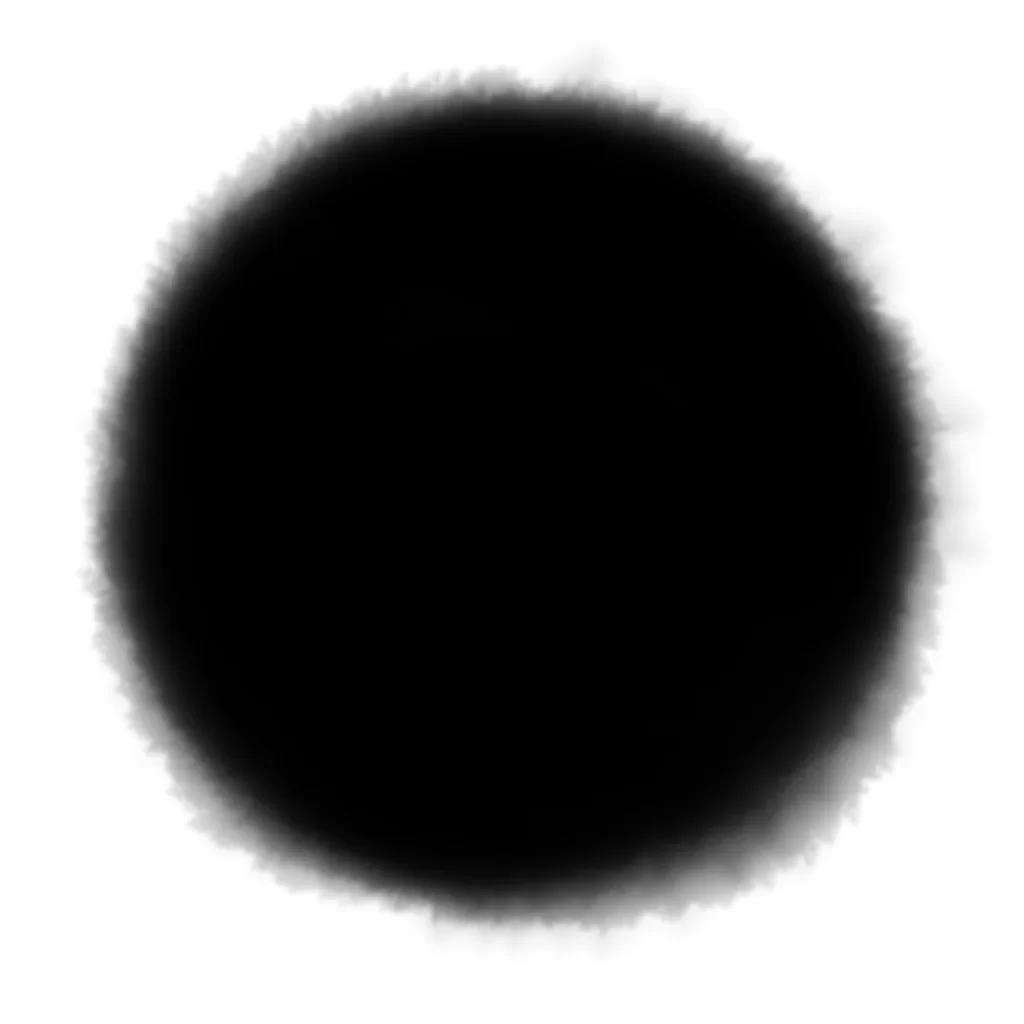 Black Circle Gradient Soft Edge
