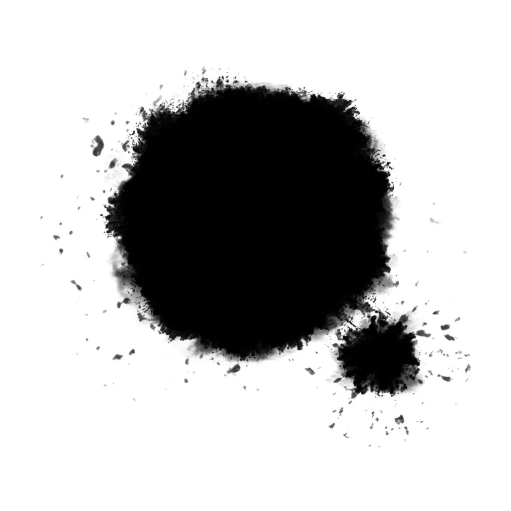 Black Ink Wash Gradient Density Flowing