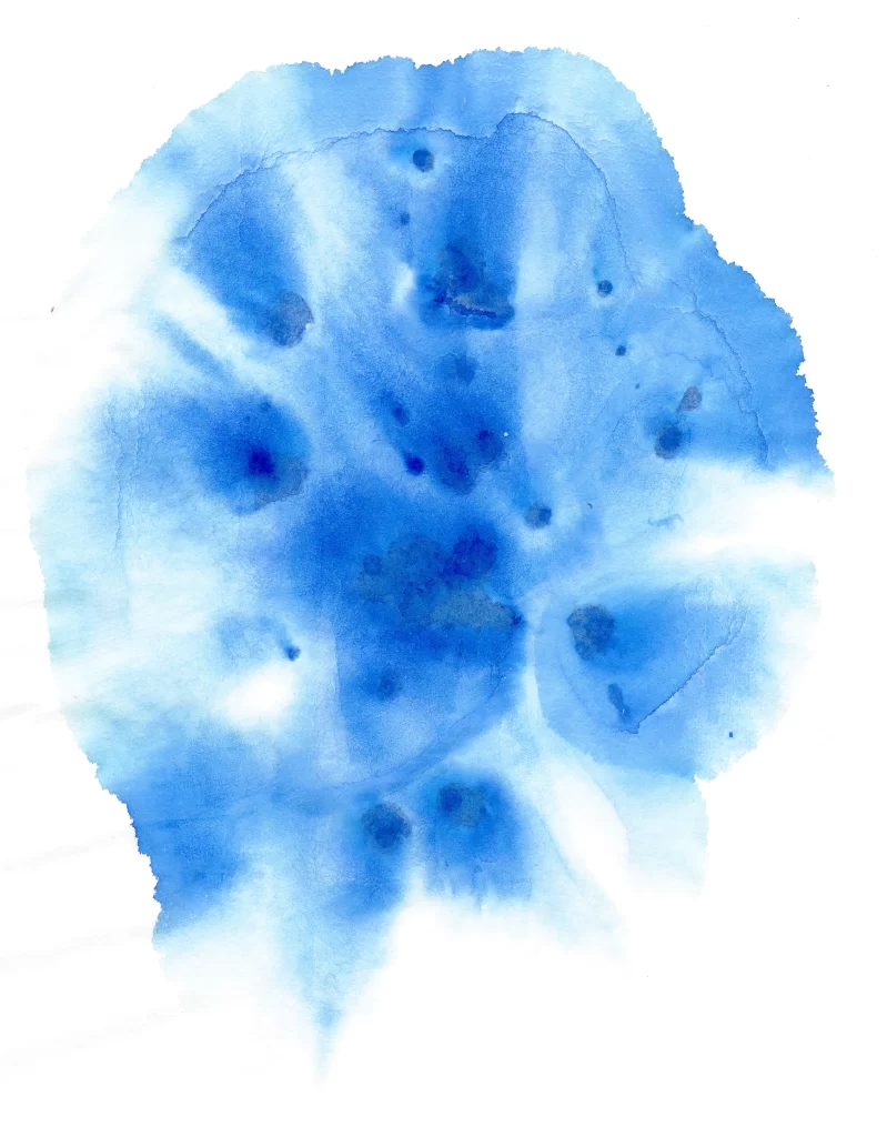 Blue Gradient Soft Blending Light Center Dark Edges