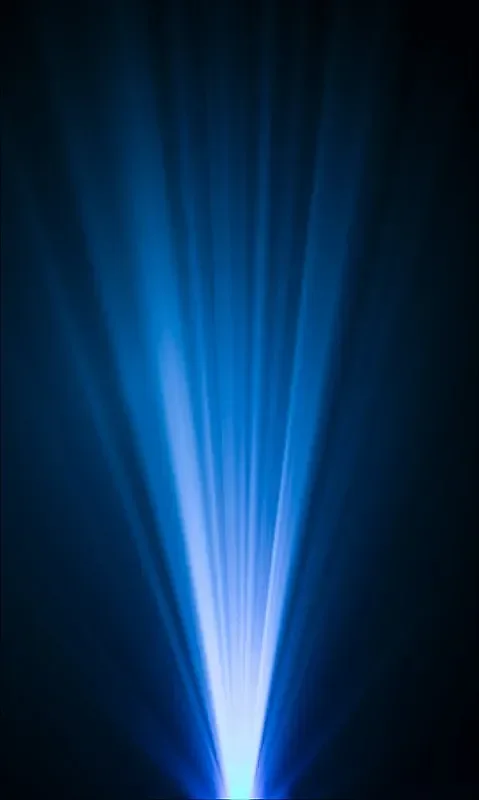 Blue Light Rays Dark Background Dynamic Energy