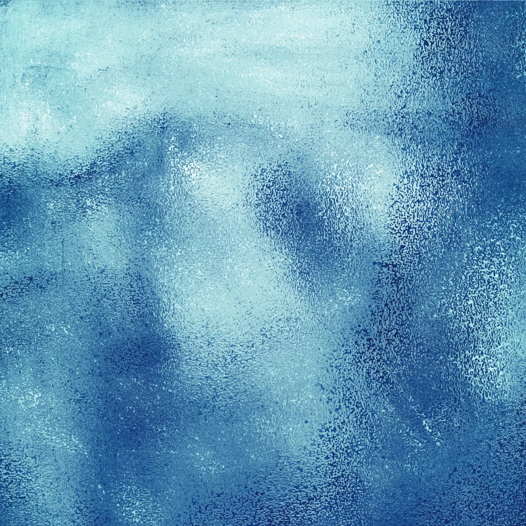 Blue Metallic Glitter With Rough Granular Texture