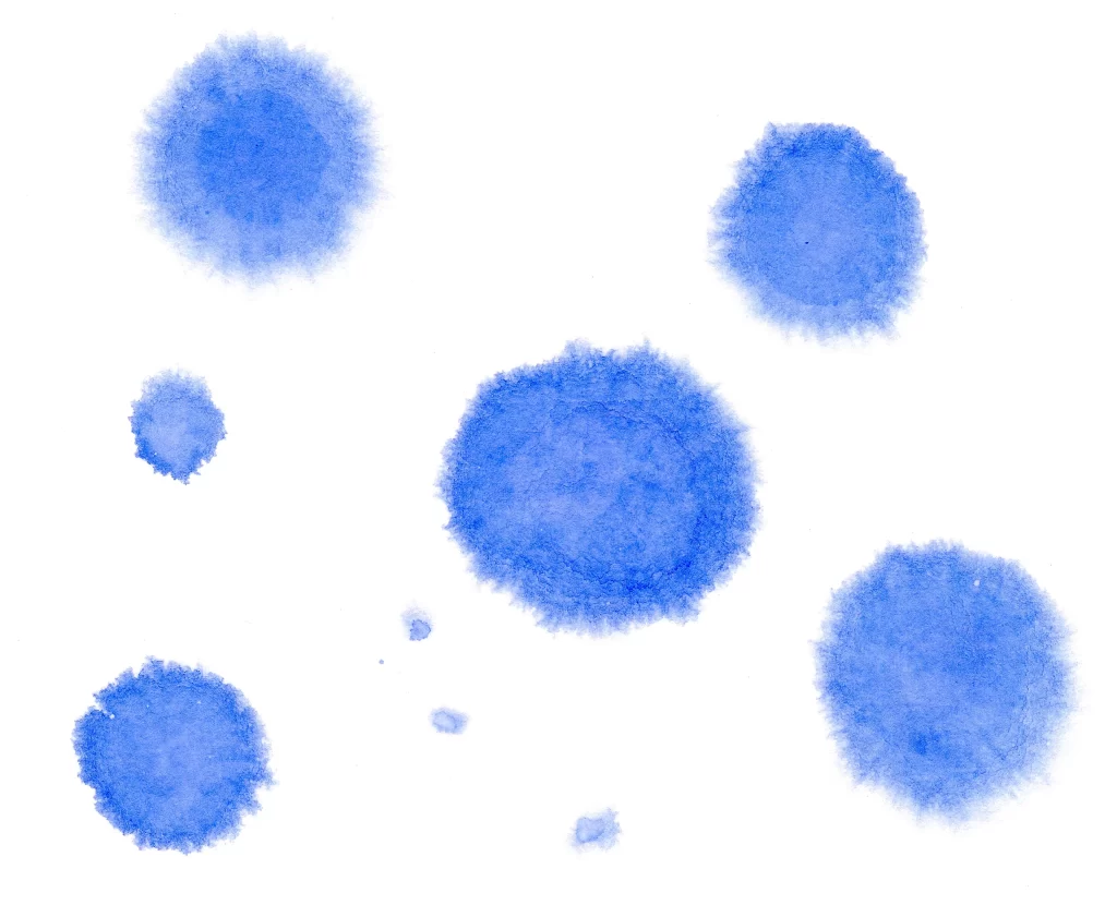 Blue Watercolor Blending Soft Gradient Circular