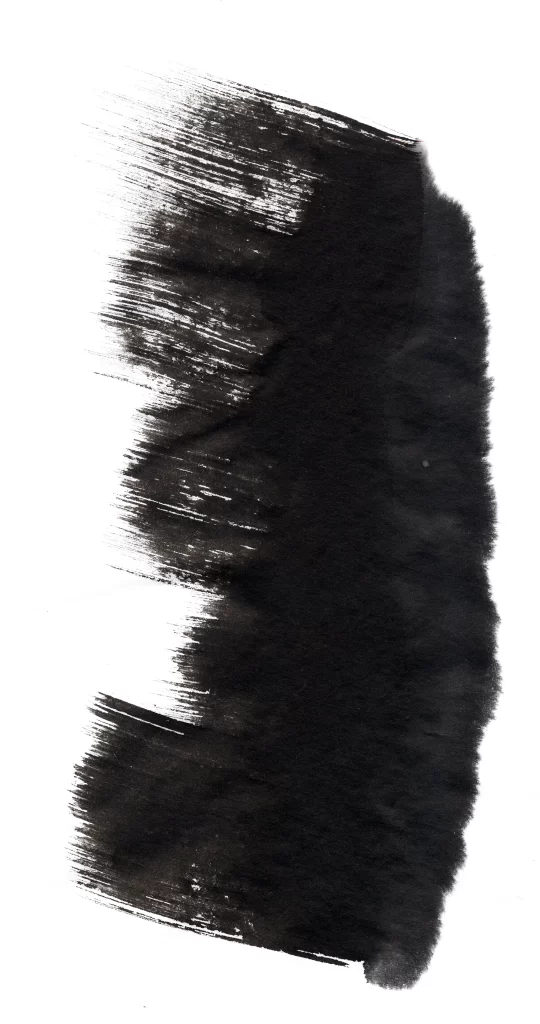 Bold Ink Stroke Black Gray Vertical Flow