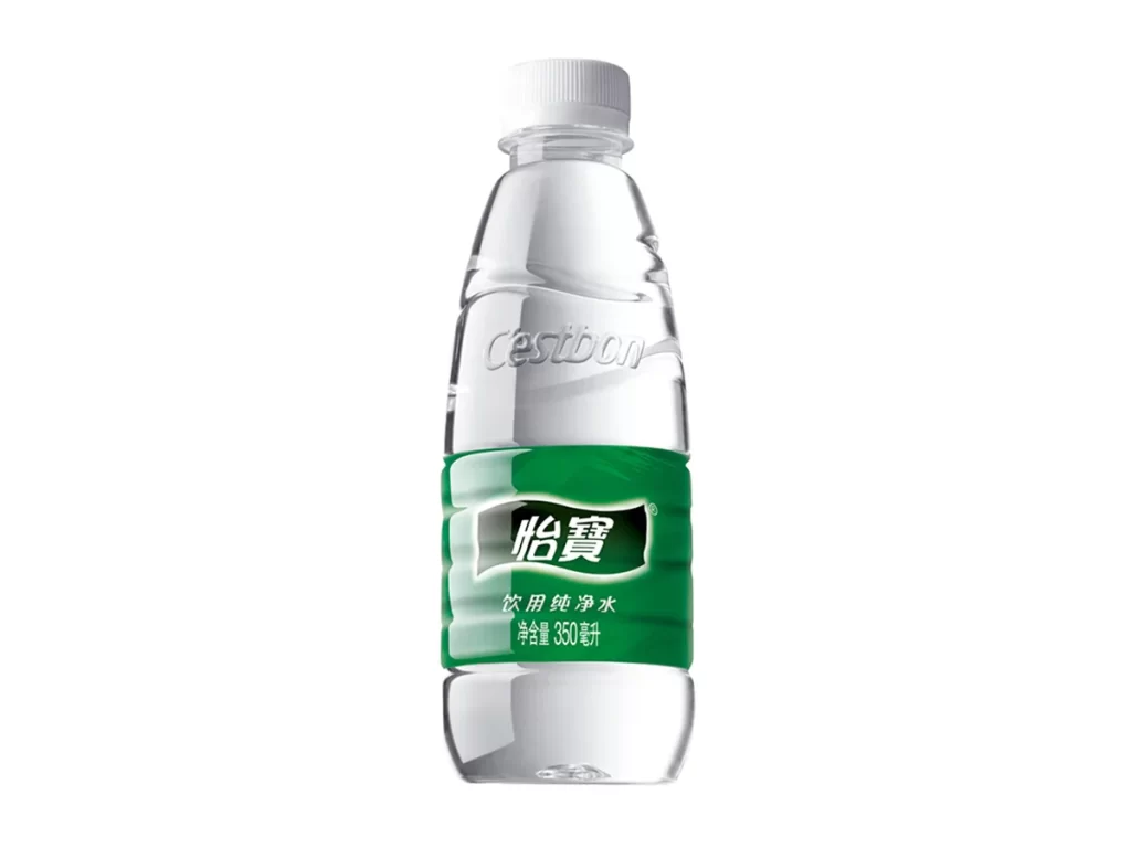 Bottled Water Transparent Clear Label