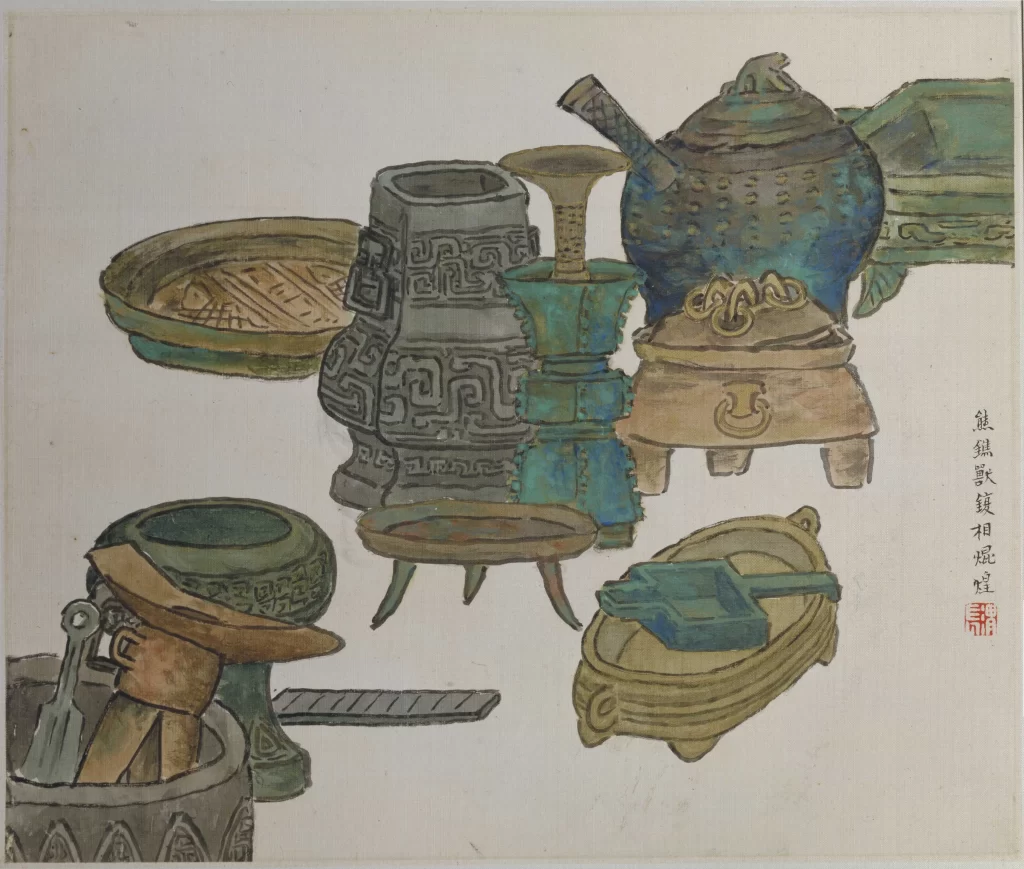 Bronze Ritual Vessels Antiquities Ren Xiong
